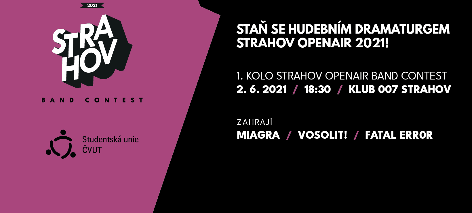 Strahov OpenAir Band Contest 2021 – 1. kolo